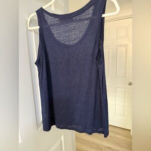 Polo Women's Navy Sleeveless Top